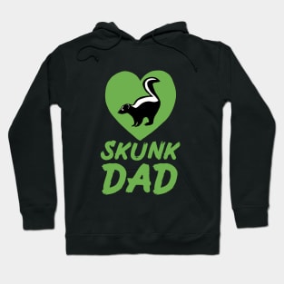 Skunk Dad for Skunk Lovers, Green Hoodie